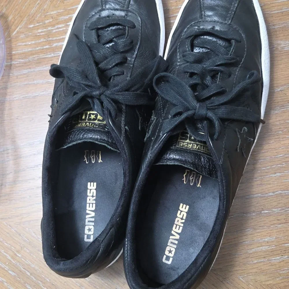 Converse Cons KA3 Black Kenny Anderson Leather Sneakers 12M/13.5W Size - Picture 6 of 10